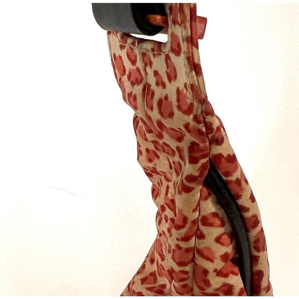Bottega Veneta Mini Leopard Red Beige Hobo Shoulder Bag - Picture 4 of 11